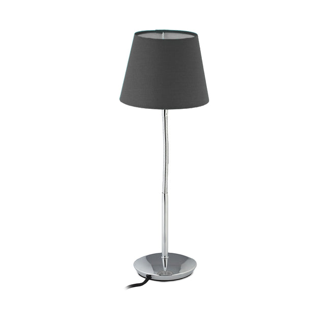 Flexibilní stolní lampa s textilním stínidlem