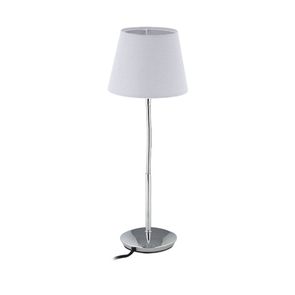 Flexibilní stolní lampa s textilním stínidlem