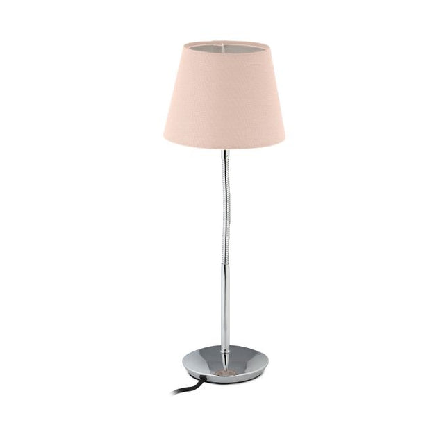 Flexibilní stolní lampa s textilním stínidlem