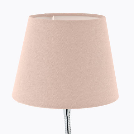 Flexibilní stolní lampa s textilním stínidlem