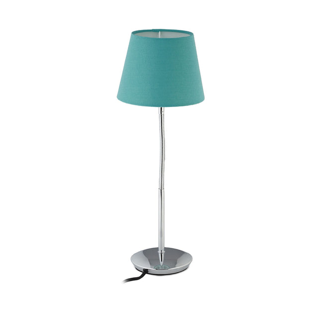 Flexibilní stolní lampa s textilním stínidlem
