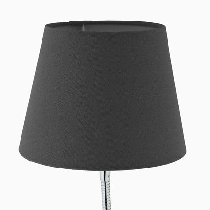 Flexibilní stolní lampa s textilním stínidlem