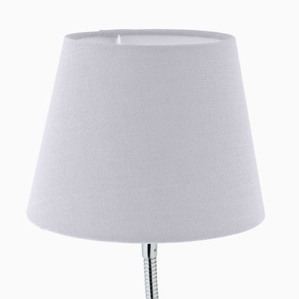 Flexibilní stolní lampa s textilním stínidlem