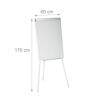 Flipchart s držákem papíru a magnetickým povrchem