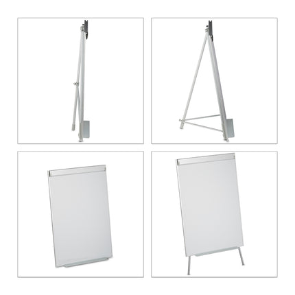 Flipchart s držákem papíru a magnetickým povrchem