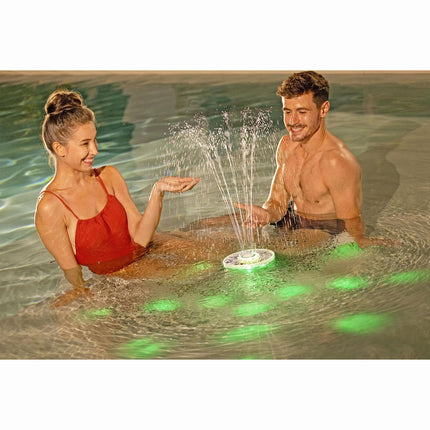 Solární LED fontána do bazénu FloatBright