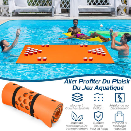 Plovoucí podložka na beer pong, 5.5 ft x 35.5 in, XPE