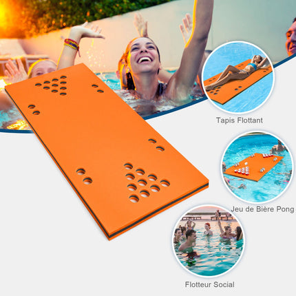 Plovoucí podložka na beer pong, 5.5 ft x 35.5 in, XPE