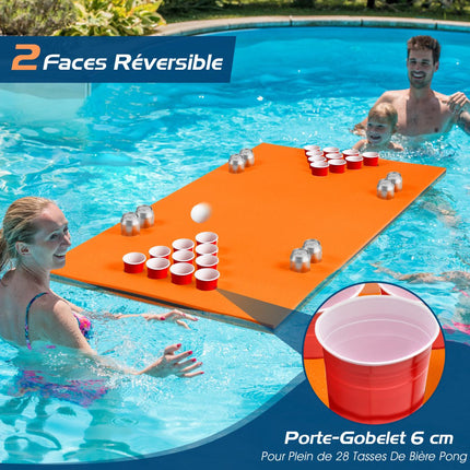 Plovoucí podložka na beer pong, 5.5 ft x 35.5 in, XPE