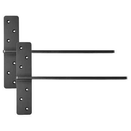 Floating Shelf Brackets, 2 Pack, 18 In, 200 lb, Steel