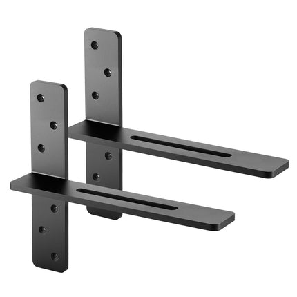 Floating Shelf Brackets, T-Shape, 2 Pack, 200 lb