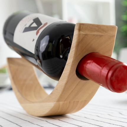 Dřevěný levitující stojan na láhev vína Woolance InnovaGoods