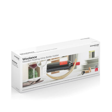 Dřevěný levitující stojan na láhev vína Woolance InnovaGoods