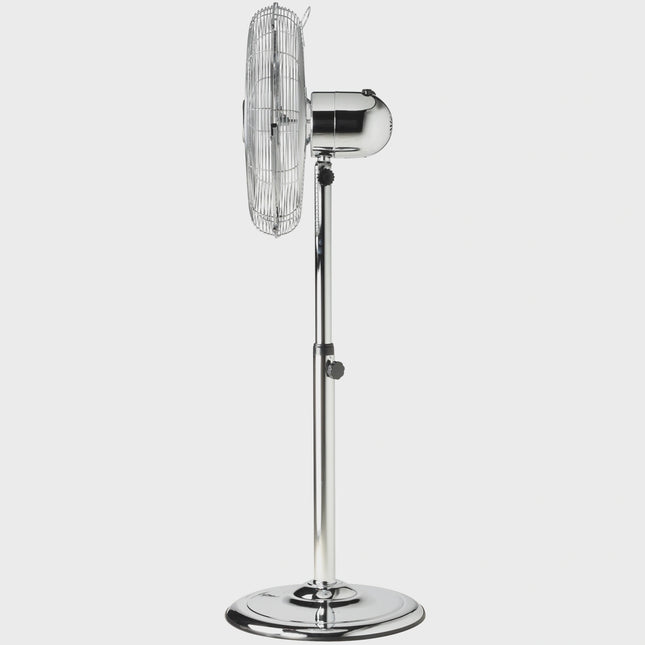 Podlahový ventilátor 40cm kovový, 3 rychlosti, oscilace, nastavitelný