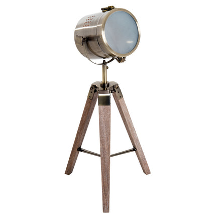Stojací lampa, nerez, E14, 33x33x65cm
