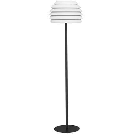 Venkovní a vnitřní stojací lampa, přenosná a stmívatelná, IP44, černá
