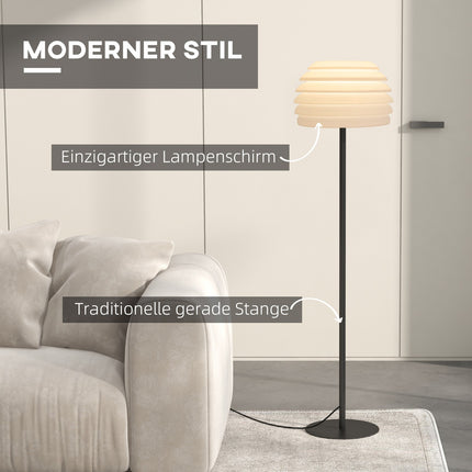 Venkovní a vnitřní stojací lampa, přenosná a stmívatelná, IP44, černá