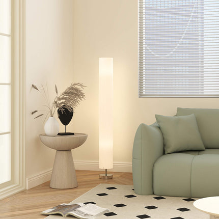 Stojací lampa, nerezová ocel, patice E27, 120 cm