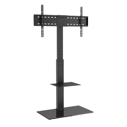 Floor TV Stand Mount, Swivel, Height-Adjustable 32-85 Inch