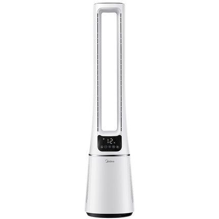 Podlahový ventilátor 2 v 1 s čističkou vzduchu, bílý