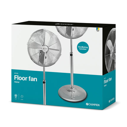 Podlahový ventilátor 40cm GF220, kovový