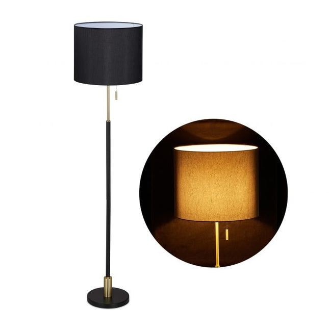 Stojací lampa černá