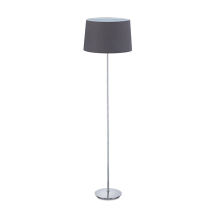 Stojací lampa s textilním stínidlem