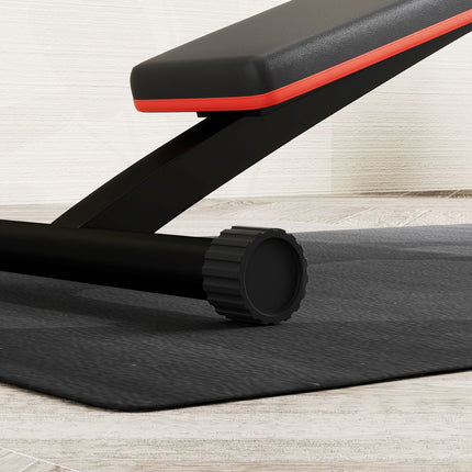 Black non-slip training mat, 4mm thick, 200x100cm