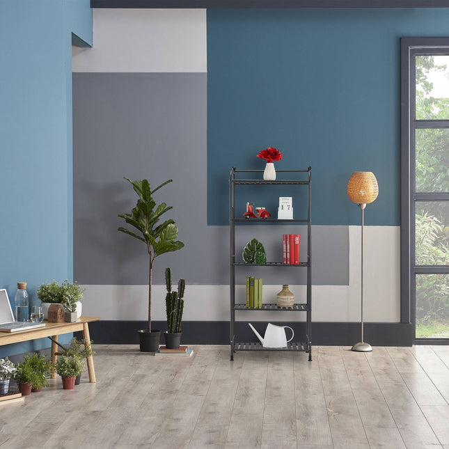 Staande plank met 5 planken