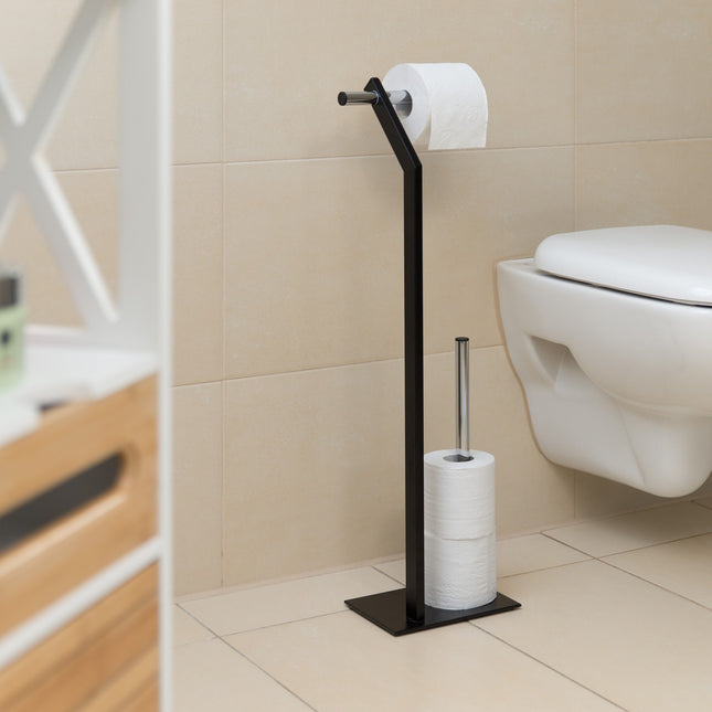 Staande toiletrolhouder