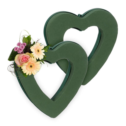 Blumenschaum Herz 2er Set