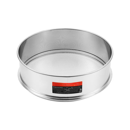 Flour Sieve, 12-Mesh 304 Stainless Steel, 12.6-Inch