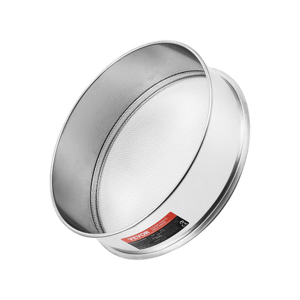 Flour Sieve, 12-Mesh 304 Stainless Steel, 12.6-Inch