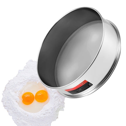 Flour Sifter Sieve, 150 Mesh, 12.6 in Stainless Steel