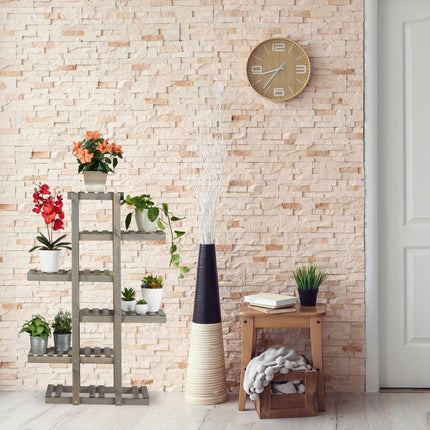 Flower shelf wood 5 levels