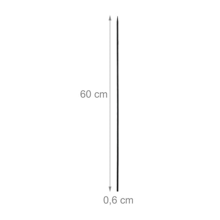Tyčky k rostlinám 60 cm, balení 50 ks