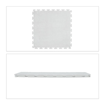 Plyšová puzzle podložka, sada 9 ks