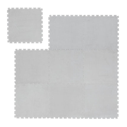Plyšová puzzle podložka, sada 9 ks