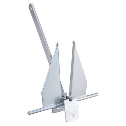 Fluke Anchor Kit 13 lb, Galvanized Steel, Chain Rope