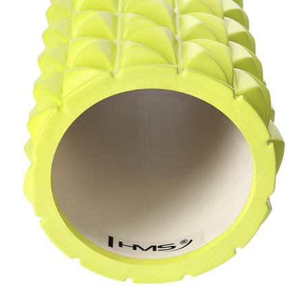 Masážní pěnový válec 45 cm – limetková, regenerace svalů