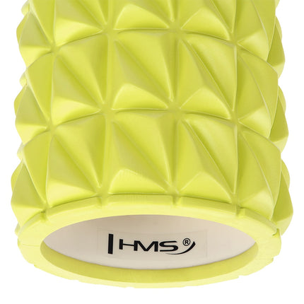 Masážní pěnový válec 45 cm – limetková, regenerace svalů