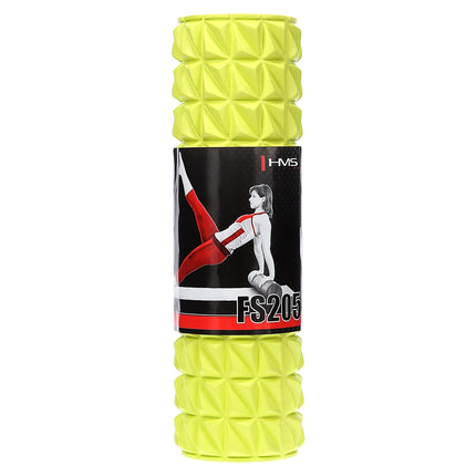 Masážní pěnový válec 45 cm – limetková, regenerace svalů