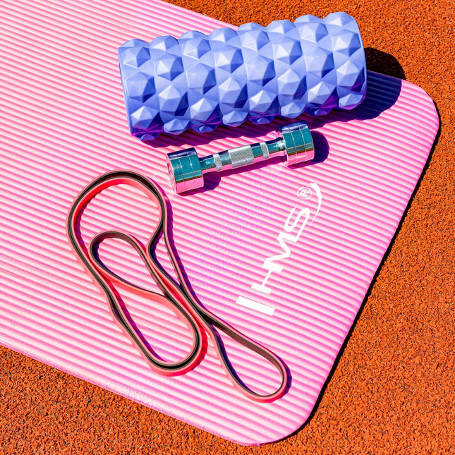 Foamroller, blauw, 31,5 cm
