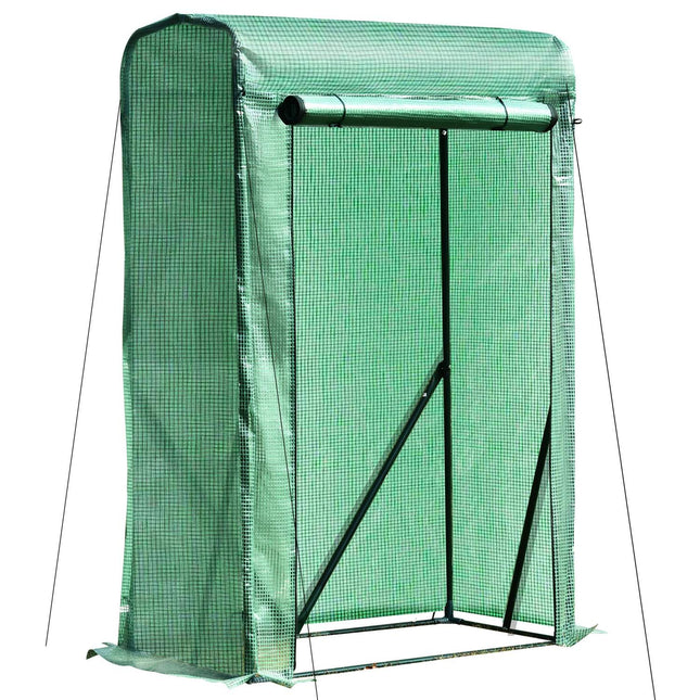 Mini greenhouse, metal frame, PE cover, 100x50x150 cm