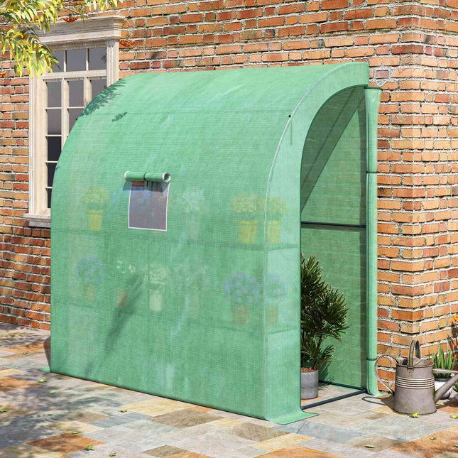 Skleník s UV ochranou, ocelový rám, 200x100x215 cm