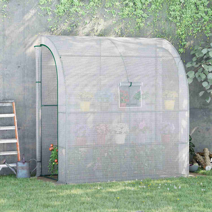 Fóliovník 200x100x215cm, síťové okno a UV ochrana