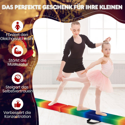 Skládací gymnastická kladina 270 cm pro děti