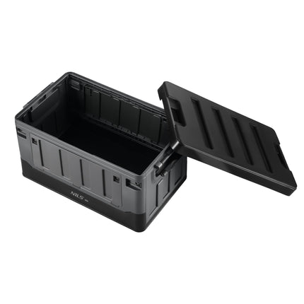 Skládací přepravní box XL 70L, šedo-černá, PP