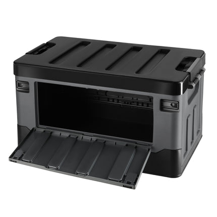 Skládací přepravní box XL 70L, šedo-černá, PP