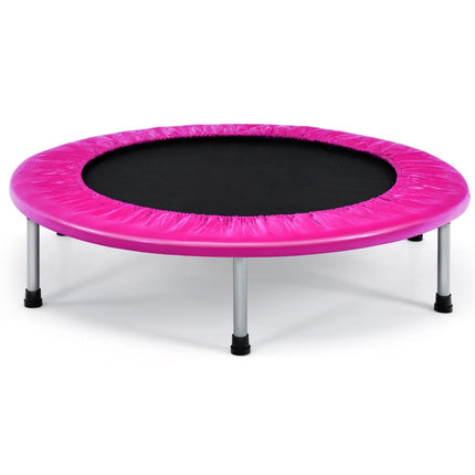 Skládací růžová trampolína 97 cm pro děti, nosnost 150 kg